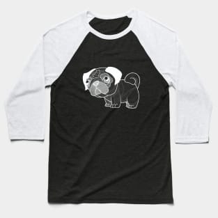 The rare and elusive white pug Baseball T-Shirt